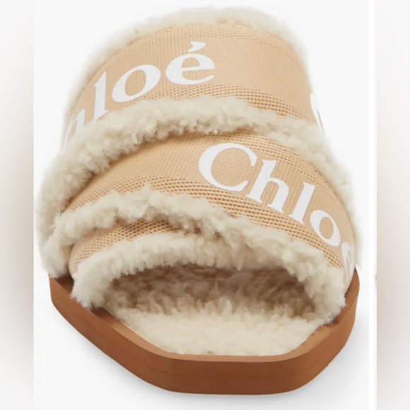 Chloe Woody Shearling Slide - Picture 5 of 11